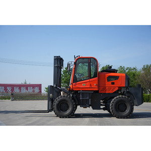 Chariot élévateur diesel 3 tonnes à économie d'énergie, tout-terrain 4x4, <span class=keywords><strong>pour</strong></span> terrains accidentés en extérieur - Product Image 3