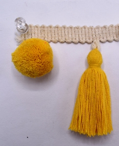 Tassel Trim Customized Tassel <b>Fringe</b> Trim Bulk Supplier and Manufacture by Refratex India Made in India for Best Quality and Low - Product Image 3