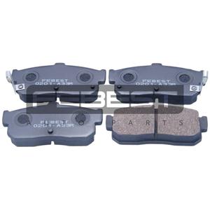Pastiglie freno posteriori FEBEST (0201-A33R) - Product Image 1