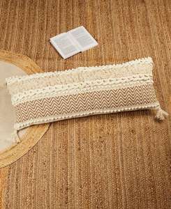 2025 Unique Boho extérieur lombaire taie d'oreiller vente chaude Unique tissé à la main décoratif jeter oreiller avec gland motif Vintage - Product Image 1