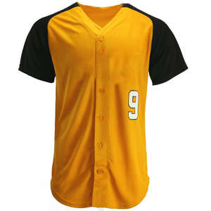 Ropa de béisbol/Servicio OEM Camisas de béisbol lisas Conjunto de ropa de béisbol y softbol de poliéster transpirable - Product Image 5