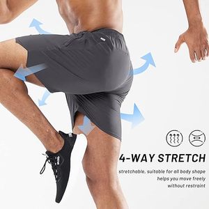 Pantalones Cortos Deportivos para Hombre, de Alta Calidad, Personalizados, Súper Suaves, Transpirables, Holgados, Casuales, Lisos, de Secado Rápido, de Algodón para Verano - Product Image 3