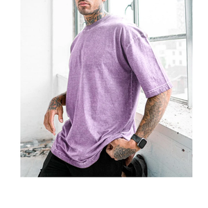 Meilleure qualité T-shirts pour hommes Vêtements Mode décontractée OEM Logo Nouveau design Personnalisé Surdimensionné T-shirts pour hommes Fournisseur de BD - Product Image 2