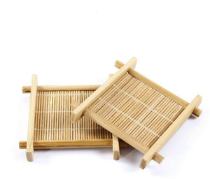 Vente en gros de sous-verres carrés en bambou naturel Tapis écologiques faits à la main pour la maison, la cuisine et la cérémonie du thé fabriqués au Vietnam - Product Image 3