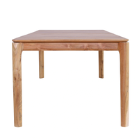 Mesa de comedor de madera de teca duradera y de alta calidad con diseño minimalista de Indonesia
