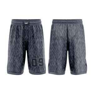 Shorts de basket-ball personnalisés avec logo imprimé, 100% polyester respirant, grande taille, séchage rapide, pour équipes et clubs, prix bas, pas de MOQ - Product Image 3