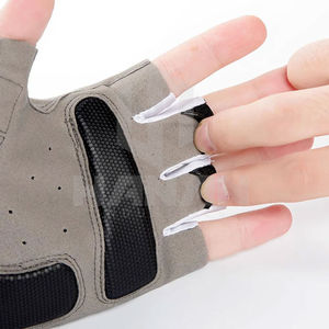 Unisex Half-<b>Finger</b> Sports Cycling <b>Gloves</b> with Touchscreen Anti-Slip Breathable Leather Construction Eco-Friendly for Outdoor Use - Product Image 2