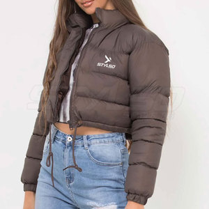 Chaquetas cortas de burbujas para mujer, nuevas chaquetas cortas de longitud, ajustadas, a la moda, precio de fábrica OEM - Product Image 2