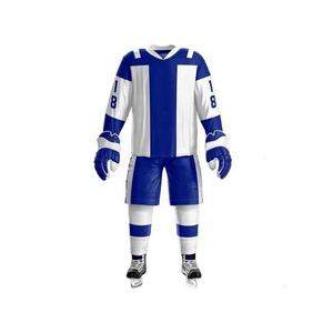 Design Your Own Polyester Solid <b>Ice</b> Hockey Uniform with Custom Logo Front Position Plus Size for Adult Unisex - Product Image 4