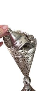 Brûleur d'encens Oud Bakhoor en acier inoxydable, finition argentée arabe, découpe au laser, design personnalisable, écologique, anti-odeur, décoration d'intérieur - Product Image 6