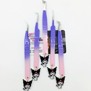 Hello Kitty Charms Professional <b>Eyelash</b> <b>Extension</b> Tweezers Stainless Steel Anti-Magnetic & Durable Tweezer Packaging & Logo <b>mink</b> - Product Image 6