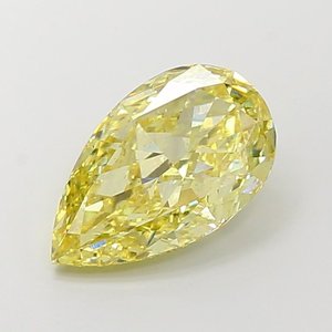 Diamante Ovalado de 1.07ct VS1, Color Amarillo Intenso, Cultivado en Laboratorio - Product Image 1