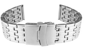 Bracelet de montre GD475 unisexe de luxe en acier inoxydable argenté, respirant, résistant à l'eau, avec logo personnalisé, durable, 20-22 mm, doux et léger, intelligent - Product Image 6