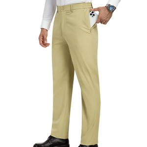 Pantalones de Golf Nuevos y Elegantes de Buena Calidad para Hombre, Tela de Algodón Transpirable, a la Moda, con Bolsillos, Estilo Clásico - Product Image 6