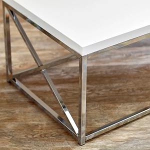 Mesa de Centro Moderna y Ecológica con Estructura Metálica y Tapa de Mármol para Sala de Estar, Muebles para el Hogar - Product Image 3