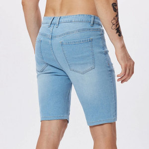 2025 hommes été Shorts déchiré jean taille haute régulier Denim Shorts - Product Image 5