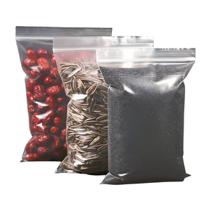 Sac en plastique avec fermeture éclair clair Zip meilleure qualité noir translucide fermeture éclair sac fermeture éclair sac emballage alimentaire - Product Image 4