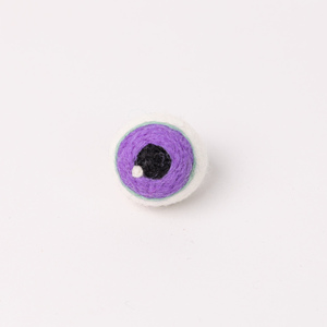 Creepy Halloween Felt Eyeballs Decoraciones de 3cm para Spooky Party Ambiance Decoraciones de Halloween - Product Image 6