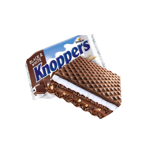 Knoppers Minis 12x200g Croustillant Crème Noisette Saveur Gaufrettes Chocolat Sandwich Biscuits Boîte Sac Emballage Halal Certifié - Product Image 2
