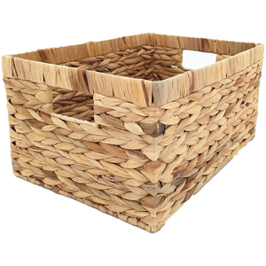 Vietnam Wholesale Handmade <b>Woven</b> <b>Basket</b> Water Hyacinth Storage <b>Basket</b> - Product Image 1