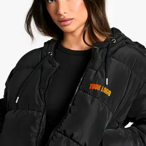 Chaqueta acolchada suave y transpirable para mujer, ropa de abrigo ligera de invierno con capucha para viajar - Product Image 3