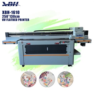 Imprimante à plat UV XBH 1610 250x130cm, machine d'impression numérique à jet d'encre pour bois, PVC, plastique, métal, verre - Product Image 4