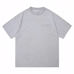 Premium Quality Custom Logo Screen Printing Streetwear 100% Cotton Oversize Drop Shoulder Crewneck <b>T</b>-<b>shirt</b> for <b>Men</b> - Product Image 4