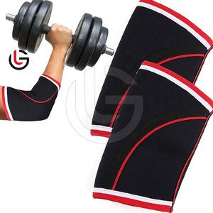 Manchons de coude légers et réglables personnalisés Sécurité du fitness Supports de soutien du coude au design unique - Product Image 2