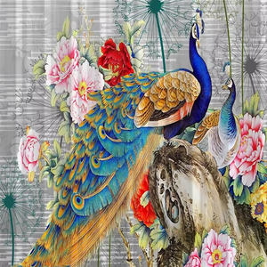 Tela de Cortina de Jacquard Tejida de Poliéster 100% de Alta Calidad, Lisa, Digital, Resistente a las Arrugas, para Uso Hospitalario, Impresa a Medida - Product Image 1