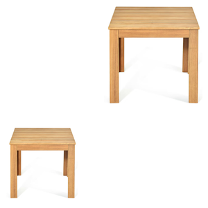 Table d'appoint en bois simple Table basse au design moderne Mobilier d'extérieur prêt pour la vente en gros - Product Image 6