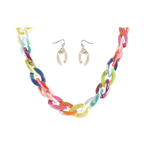 Collier personnalisé en résine à chaîne ouverte design mordent accessoires de cadeau d'anniversaire à la recherche fantastique à un coût abordable - Product Image 6