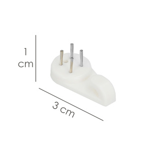 Gancio piccolo per quadri (confezione blister da 4) con chiodo - Product Image 2