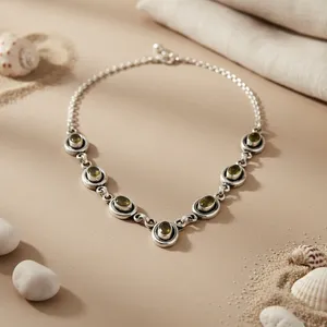 Women's Trendy 925 Silver <b>Necklace</b> with Rhodium Plated Butterfly and Flower Shaped Gemstone Diamond <b>Pearl</b>-<b>Gold</b> Jewelry Gift - Product Image 3