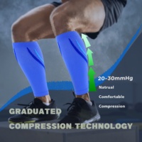 Manchons de compression graduée 20 à 30 mmHg pour mollets, respirants, soutien des jambes, course à pied, entraînement, récupération sportive, voyage