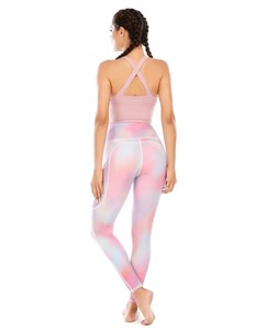 Women's Super Soft High Waist Yoga Leggings Custom Logo Breathable Knitted <b>Nylon</b> Fitness Gym Gear Pockets Multi-Colors Sizes - Product Image 6