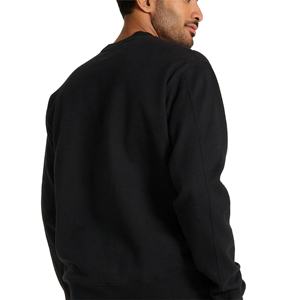 Sweat-shirt surdimensionné pour homme, lavage à l'acide, col rond, manches longues, vintage, 330 g/m², coton, motif uni, sweat-shirt d'hiver - Product Image 6