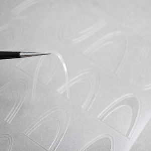 Autocollants <span class=keywords><strong>pour</strong></span> nail art français, transparents, ajourés, motifs dentelle 3D et lignes à carreaux - Product Image 2