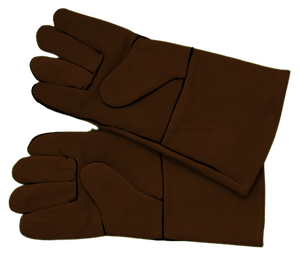 ถุงมือเชื่อมหนังวัวแบบแยกสำหรับงานหนักถุงมือทำงานเพื่อความปลอดภัยในอุตสาหกรรมหนังสำหรับการป้องกันมือ - Product Image 5