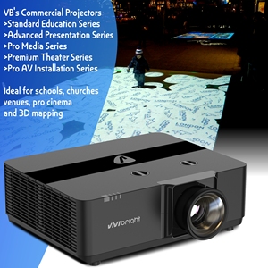 Proyector Láser de Instalación VIVIBRIGHT KD2000UCST <span class=keywords><strong>4K</strong></span> Tri-RGB Claridad 8000 Lúmenes 50000 Horas de Vida Útil de la Lámpara para Exposiciones Culturales - Product Image 2