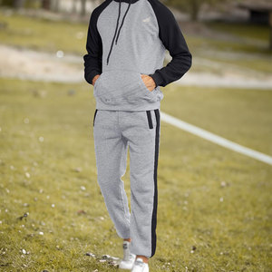 Survêtement d'hiver pour homme, de qualité supérieure, respirant, léger, à capuche, uni, décontracté, personnalisable, grande taille, 100% coton, fabriqué au Pakistan - Product Image 6