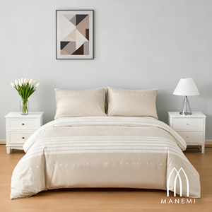 Set Copripiumino con Cerniera in 100% Poliestere, Tinta Unita, Semplice, con Federa, Morbido e Traspirante per Uso Domestico, Sonno Confortevole - Product Image 2