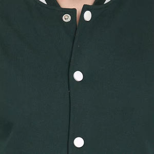 Chaqueta Universitaria de Talla Grande para Hombre con Cuello en V, Chaqueta de Invierno de Alta Calidad con Combinación de Colores y Botones - Product Image 3