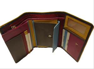 High Quality Multi-Color Genuine Leather Women's Wallet with Multi <b>Card</b> & <b>Note</b> Coin <b>Holders</b> New Trending Travel Purse - Product Image 2