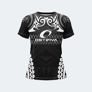 Camiseta de Mujer de Manga Corta con Diseño Tribal de Alta Calidad en Colores Sólidos, Logotipo Personalizado, Cuello Redondo y Secado Rápido, del Mejor Fabricante - Product Image 3