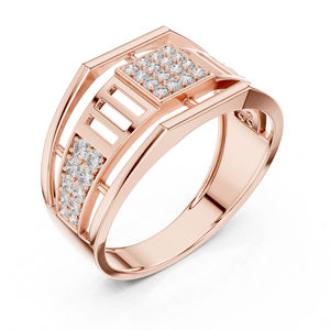 Anillo de Oro Amarillo de 14K con Diamante Redondo Cultivado en Laboratorio, Regalo de Aniversario para Mujer |   Diamante Cultivado Nuevo - Product Image 5