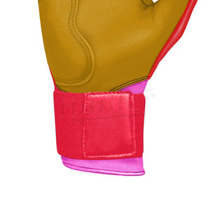 Guantes de bateo de Palma de cuero genuino para niños y adultos Guantes de bateo de béisbol de Softbol Profesional - Product Image 5