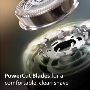 Afeitadora Eléctrica Rotatoria para Hombre, Triple Cuchilla, Resistente al Agua IPX7, Recortadora de Barba Extraíble, Ergonómica, con Alimentación USB, Diseño Alemán - Product Image 6