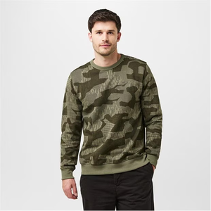 OEM personalizado Unisex Simple cuello redondo sudadera moda estilo de gran tamaño sudadera hombres ajuste relajado sudadera de algodón - Product Image 3