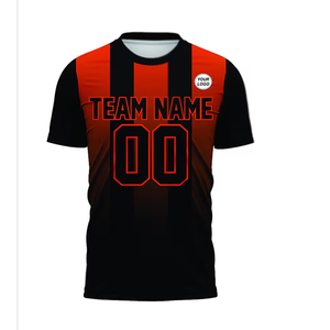 Uniforme de football à sublimation complète en polyester 100% pour adultes, chemises et hauts à coupe automatisée, vêtements de football, maillot de football - Product Image 3
