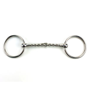 Durable de alta calidad de acero inoxidable Horse Bits Equipo de entrenamiento de color sólido para montar al aire libre Suministros ecuestres en venta - Product Image 1